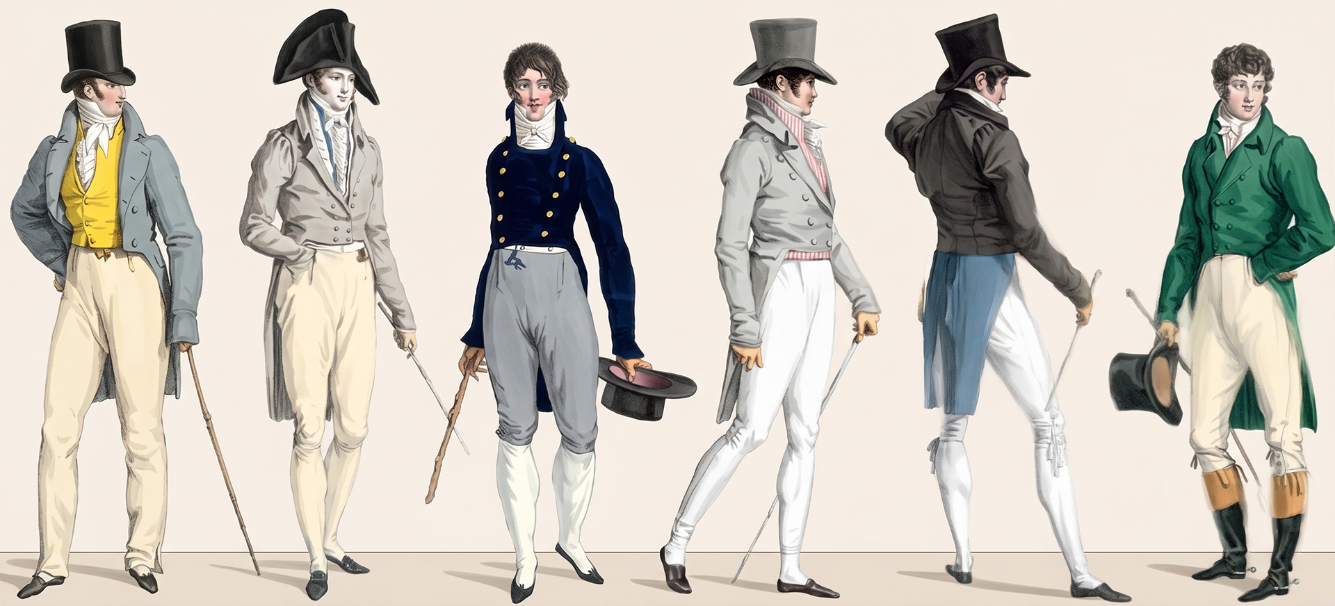 Gentlemen's Promenade Attire